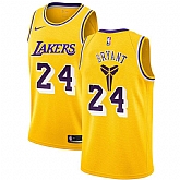 Lakers 24 Kobe Bryant Yellow Nike Swingman Jersey Dyin,baseball caps,new era cap wholesale,wholesale hats